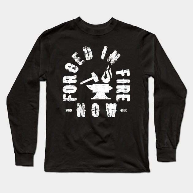 Forged in fire now retro Long Sleeve T-Shirt by emhaz